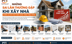 Những Sai Lầm Thường Gặp Khi Xây Nhà Khiến Chi Phí Phát Sinh