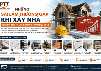 Những Sai Lầm Thường Gặp Khi Xây Nhà Khiến Chi Phí Phát Sinh