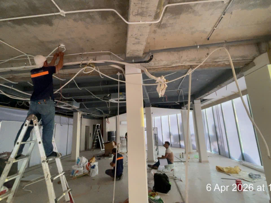  THI CÔNG VP LÀM VIỆC BẢO TÍN MẠNH HẢI - PHƯỜNG CẦU ÔNG LÃNH
