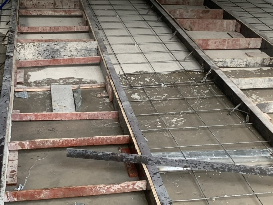 THI CÔNG NÂNG SÀN NHÀ XƯỞNG HÃNG XE MASERITY -  PHƯỜNG TÂN THUẬN ĐÔNG - HCM